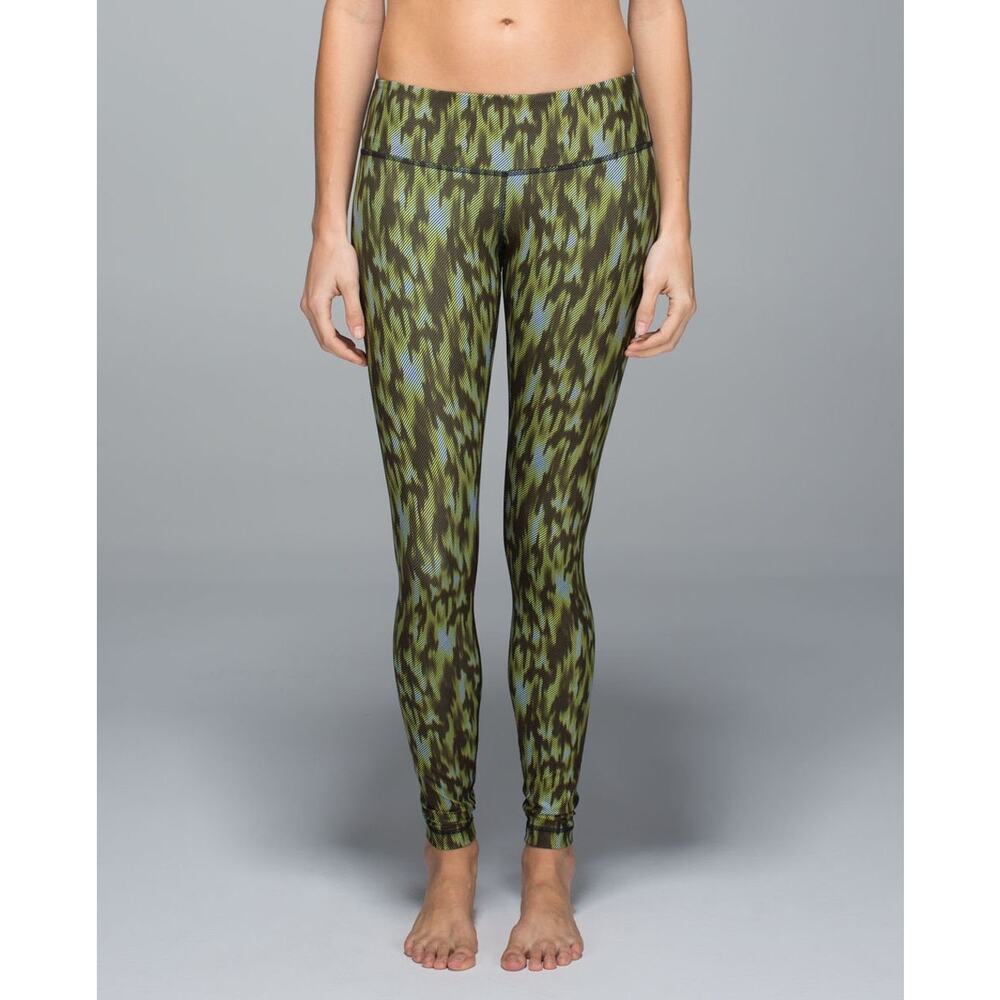 Y2K Lululemon Wunder Under Legging Full Length Abstract Print Luxtreme Workout